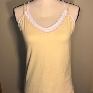 ~SALE~ Yellow and white Prana Tank